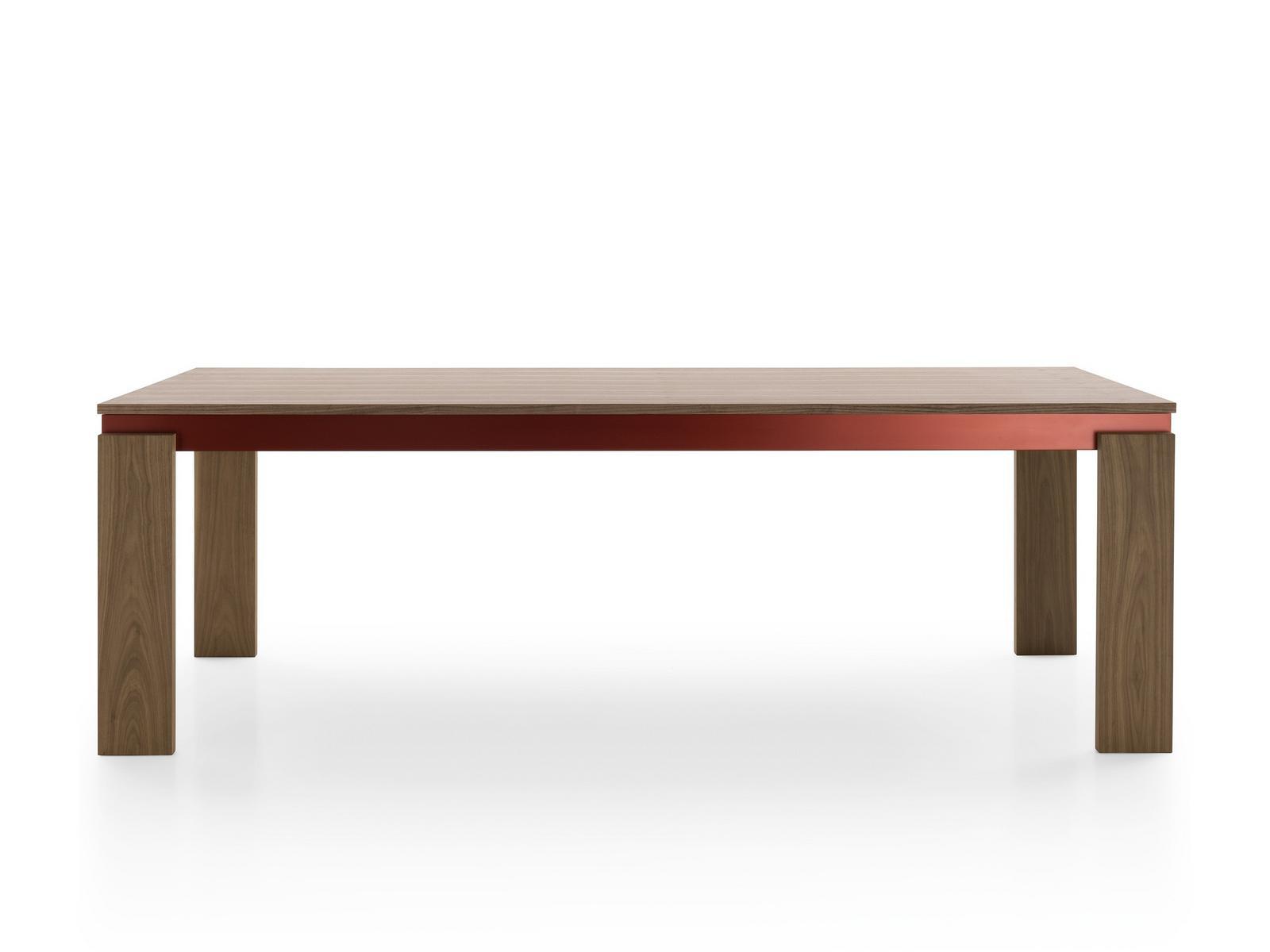 PARALLEL STRUCTURE Rectangular wooden table