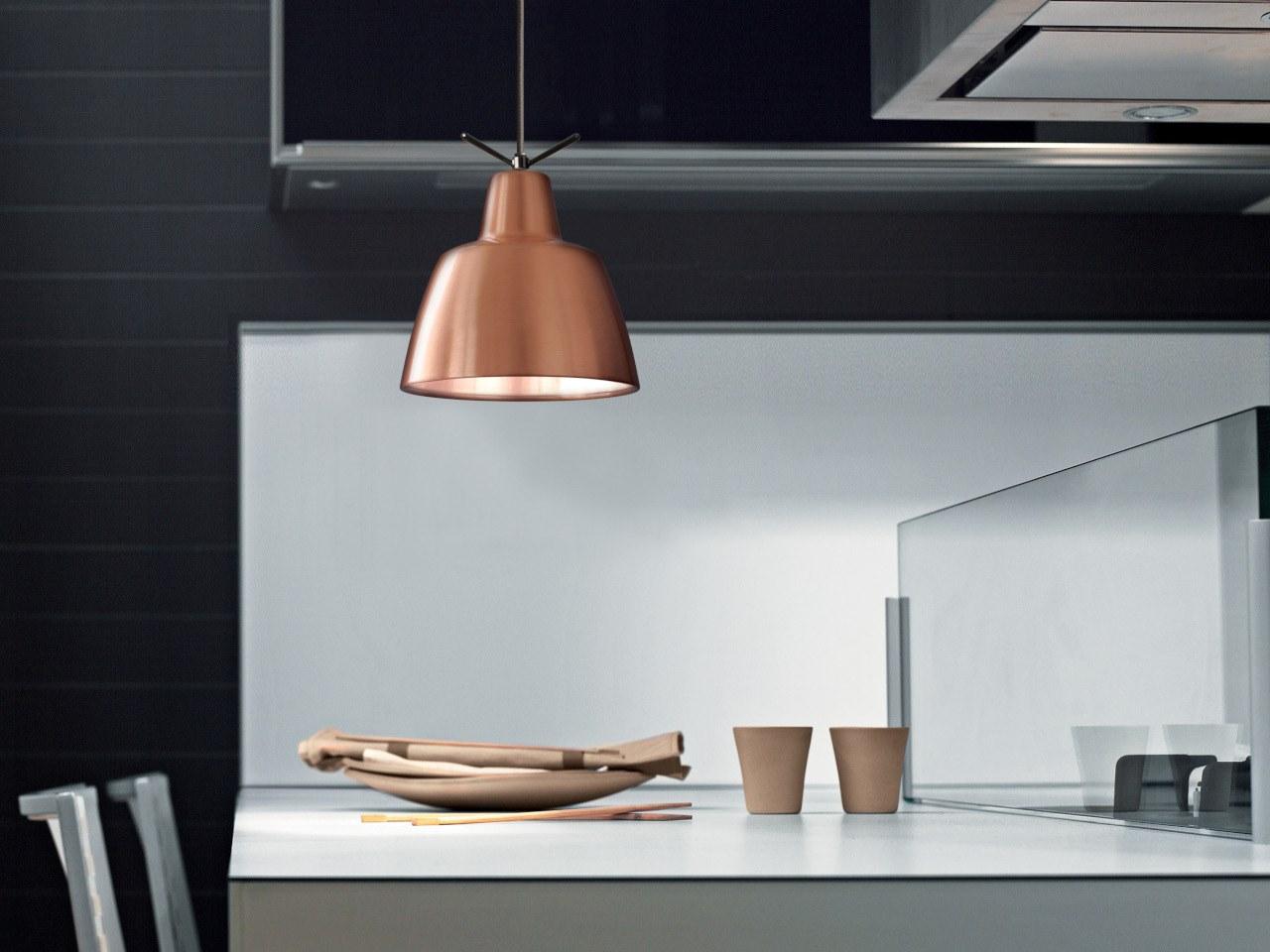 CLOCHEF S LED aluminium pendant lamp