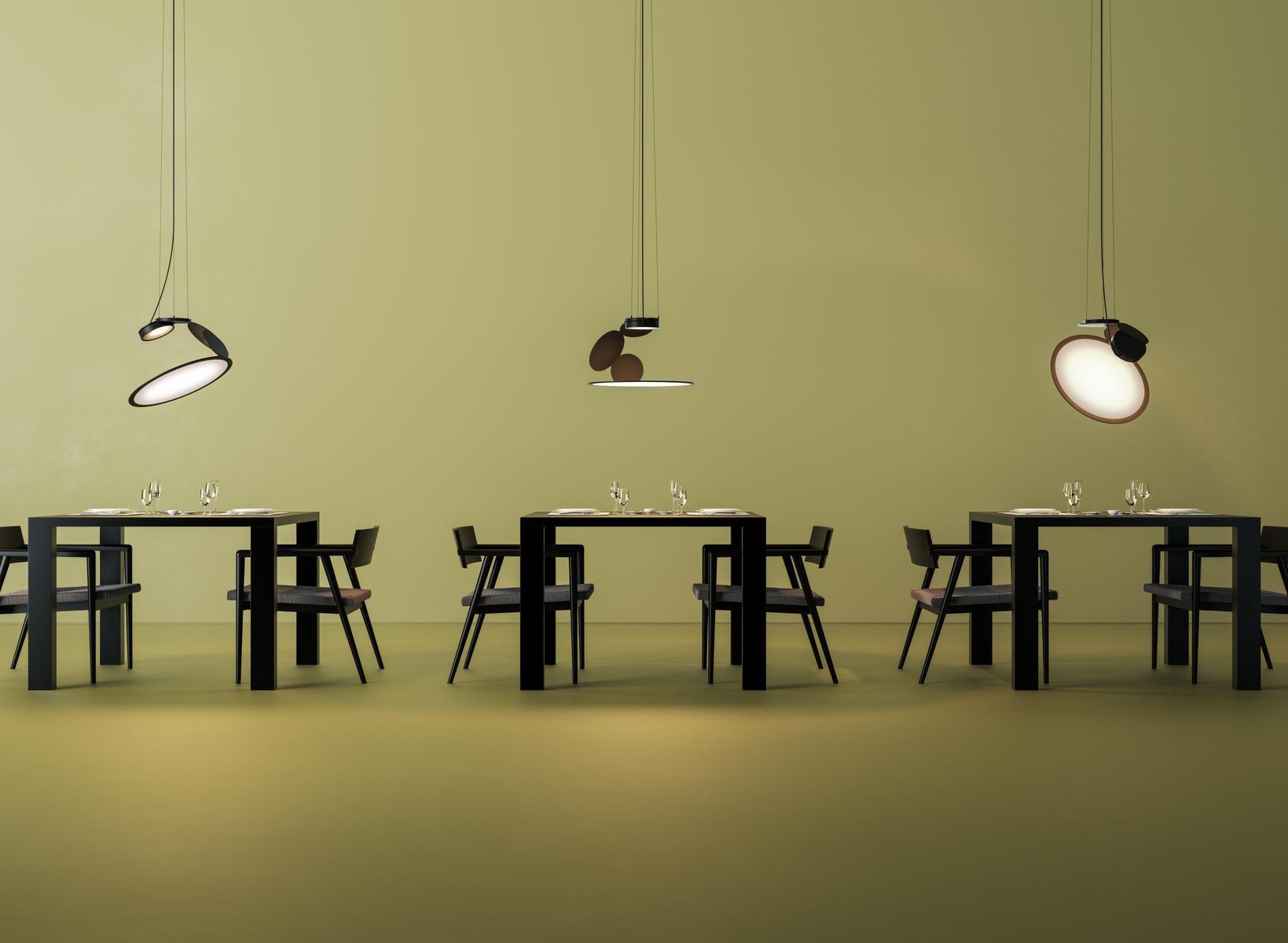 CUT LED swivel aluminium pendant lamp