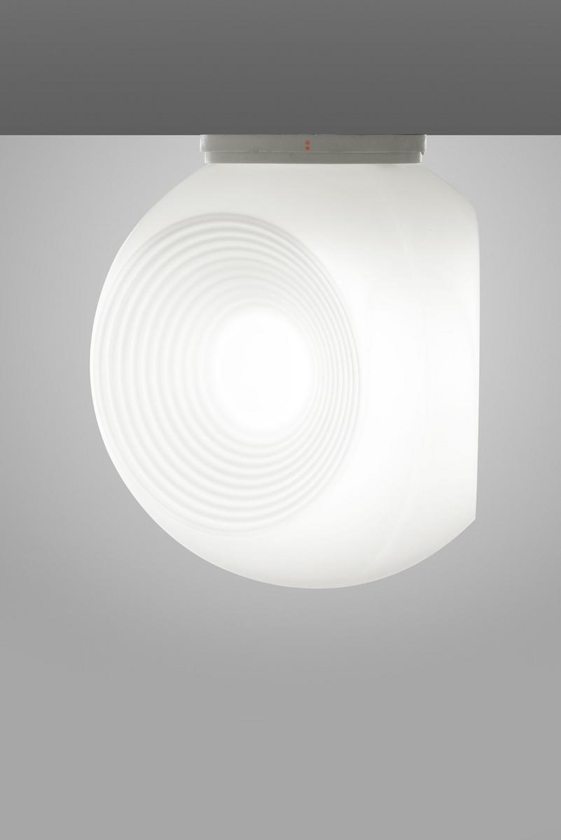 EYES Fluorescent blown glass ceiling lamp