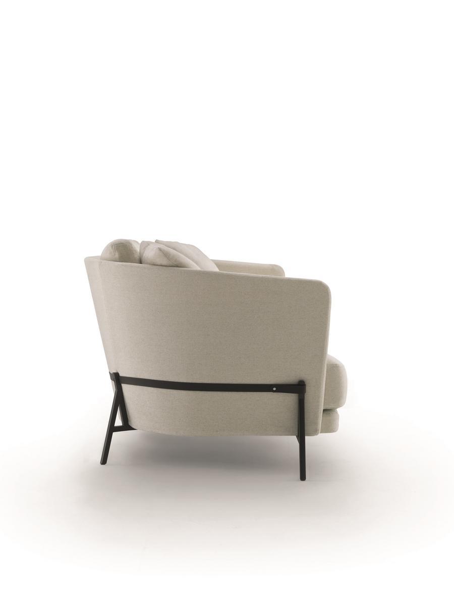 DEEP CRADLE 2 seater fabric sofa