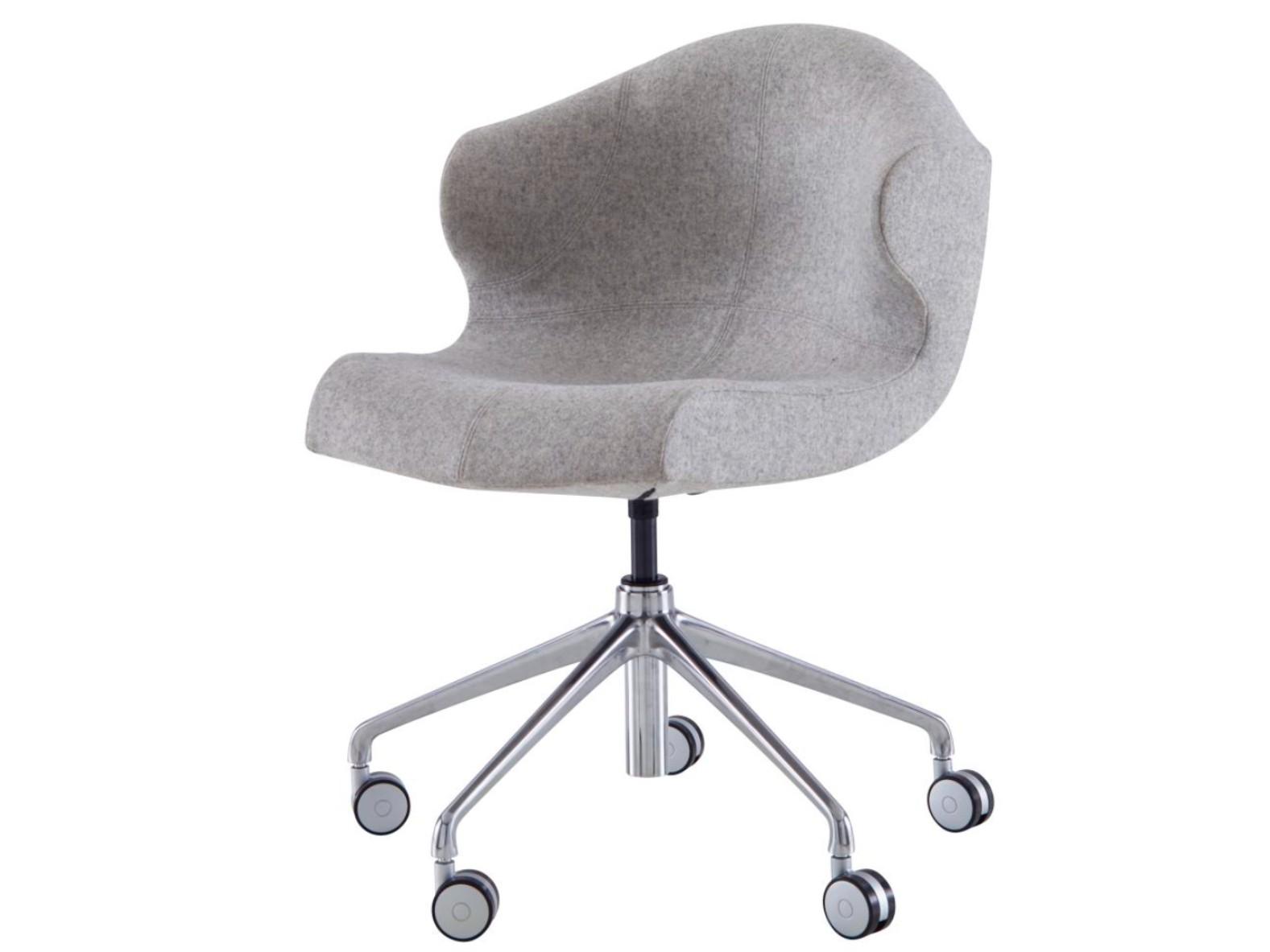 ALSTER Swivel fabric office chair with 5-Spoke base with castors