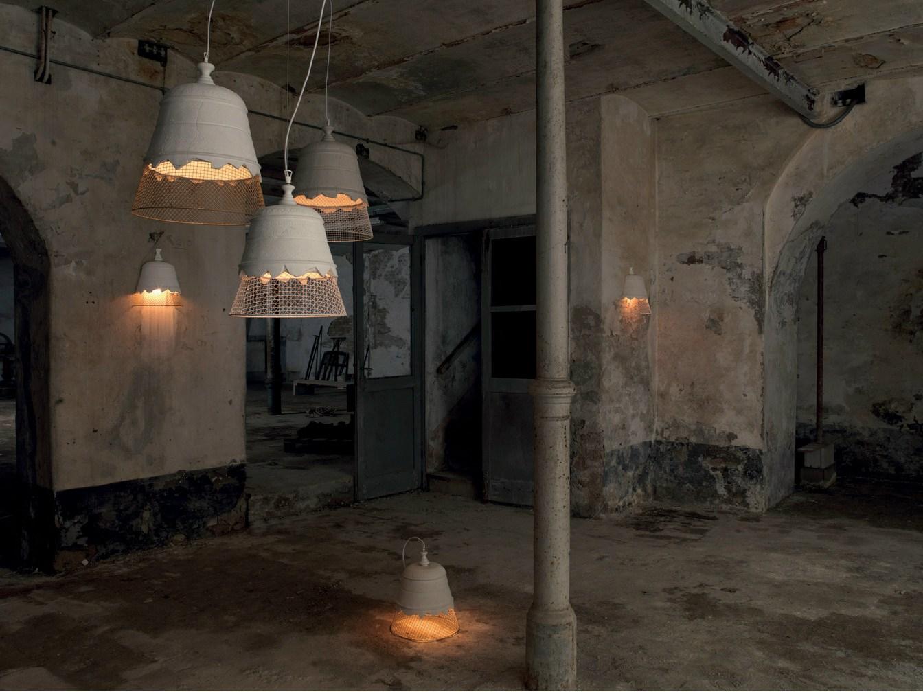 DOMENICA Plaster pendant lamp