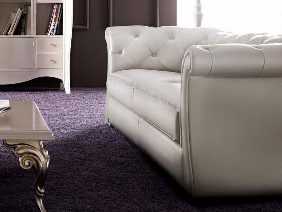 PASCAL 3 seater leather sofa