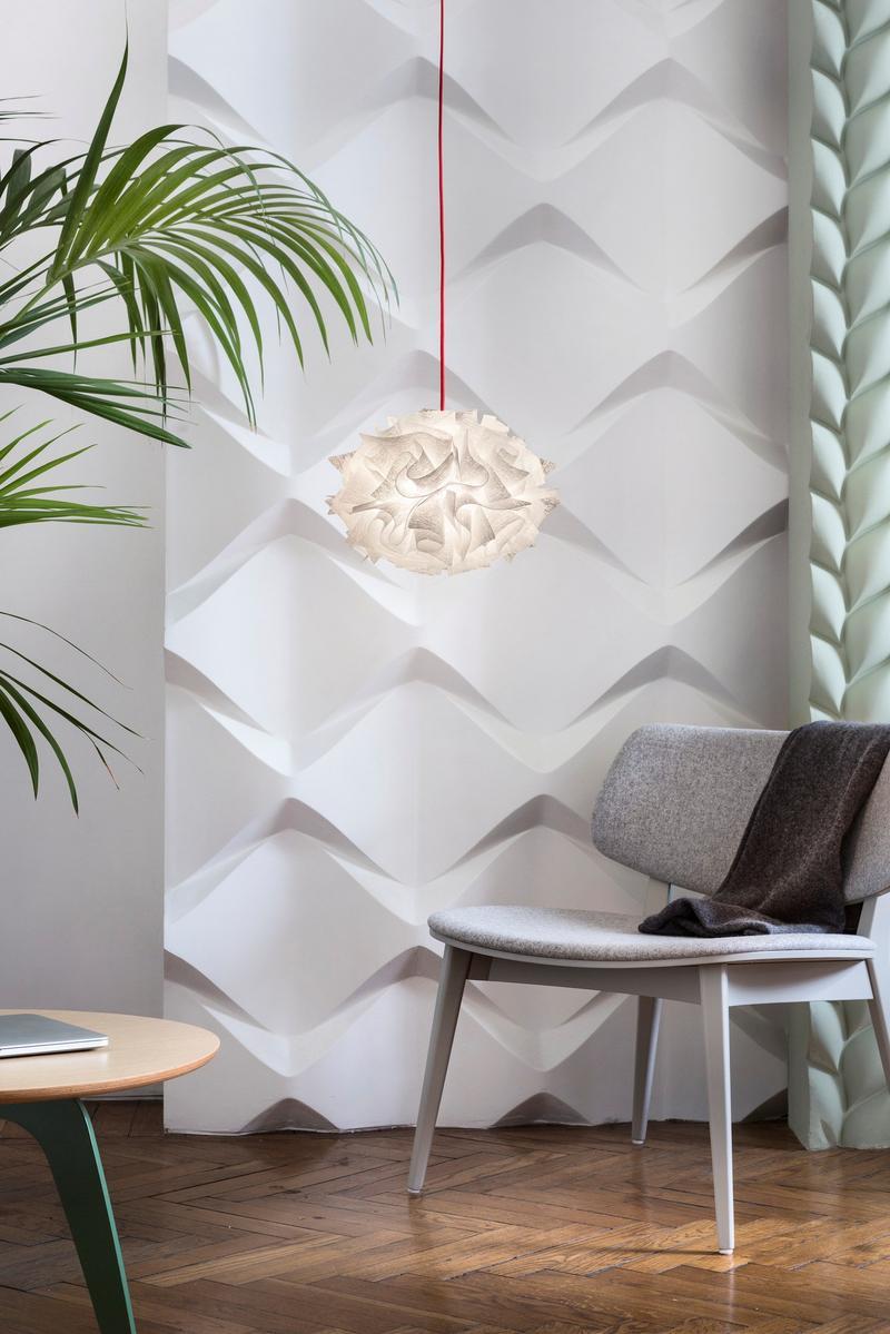 VELI MINI SINGLE COUTURE LED Opalflex® pendant lamp