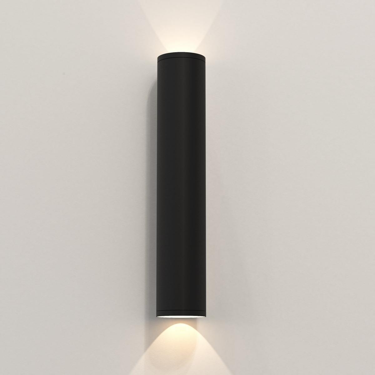 AVA 400 LED direct-indirect light aluminium outdoor wall lamp