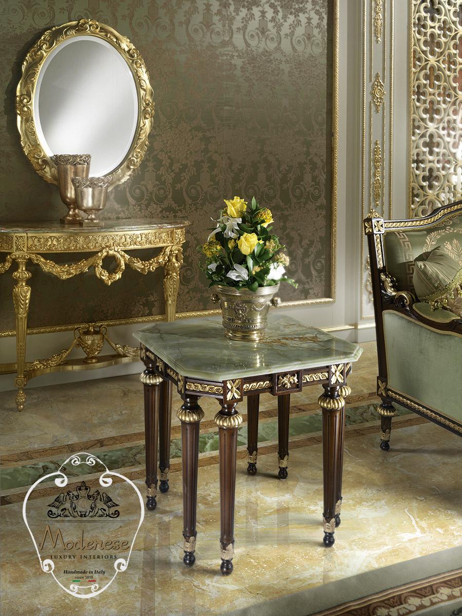 14605 Demilune console table