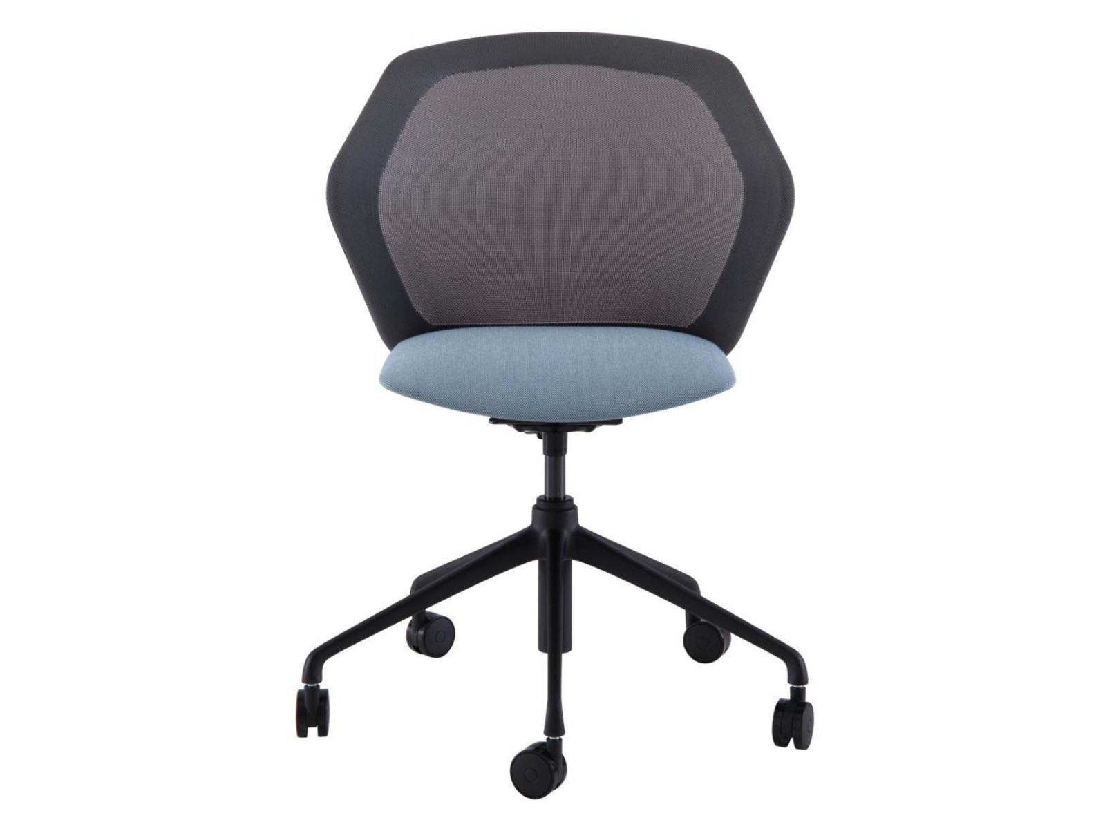 PICCIONE Swivel fabric office chair with 5-Spoke base with castors