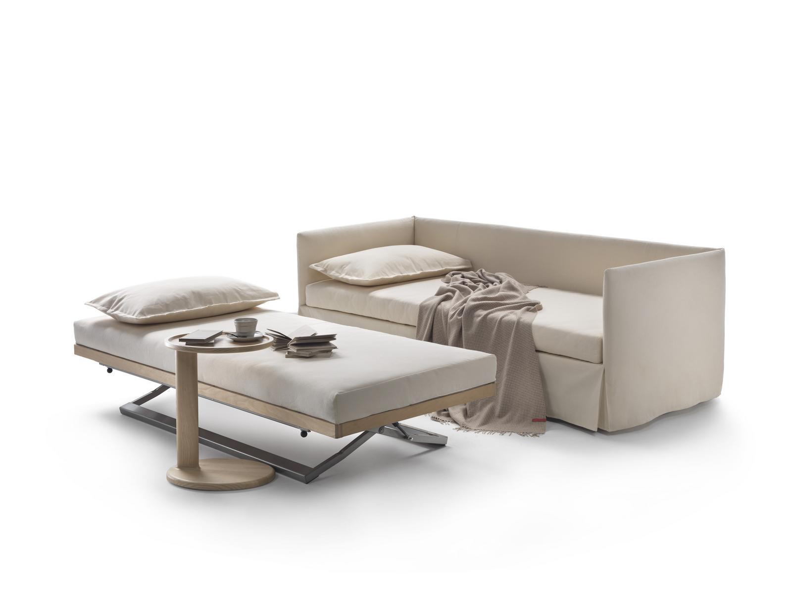 TWINS Fabric sofa bed with removable cover