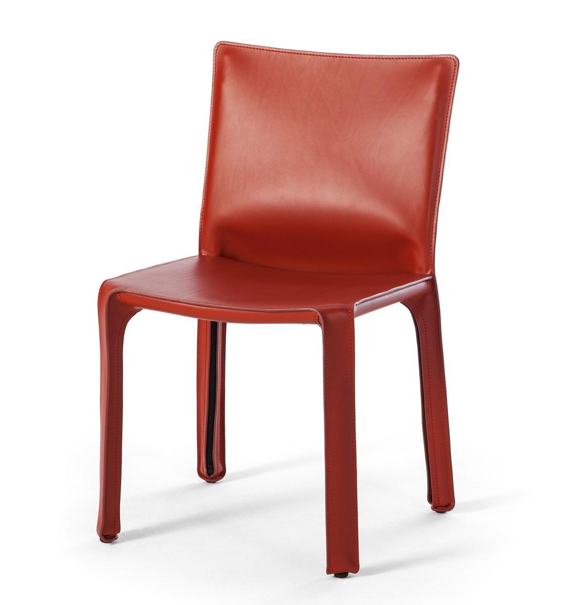 412 CAB Tanned leather chair