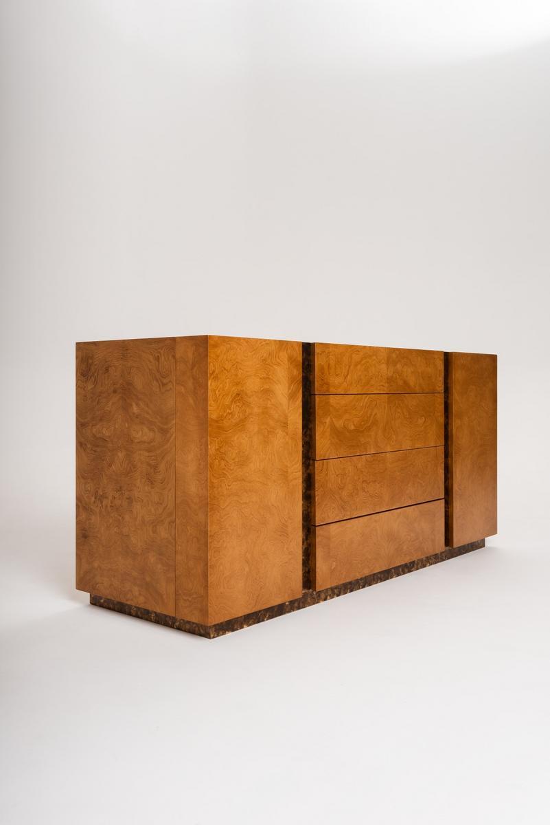 DIADEMA Wooden sideboard with doors and drawers