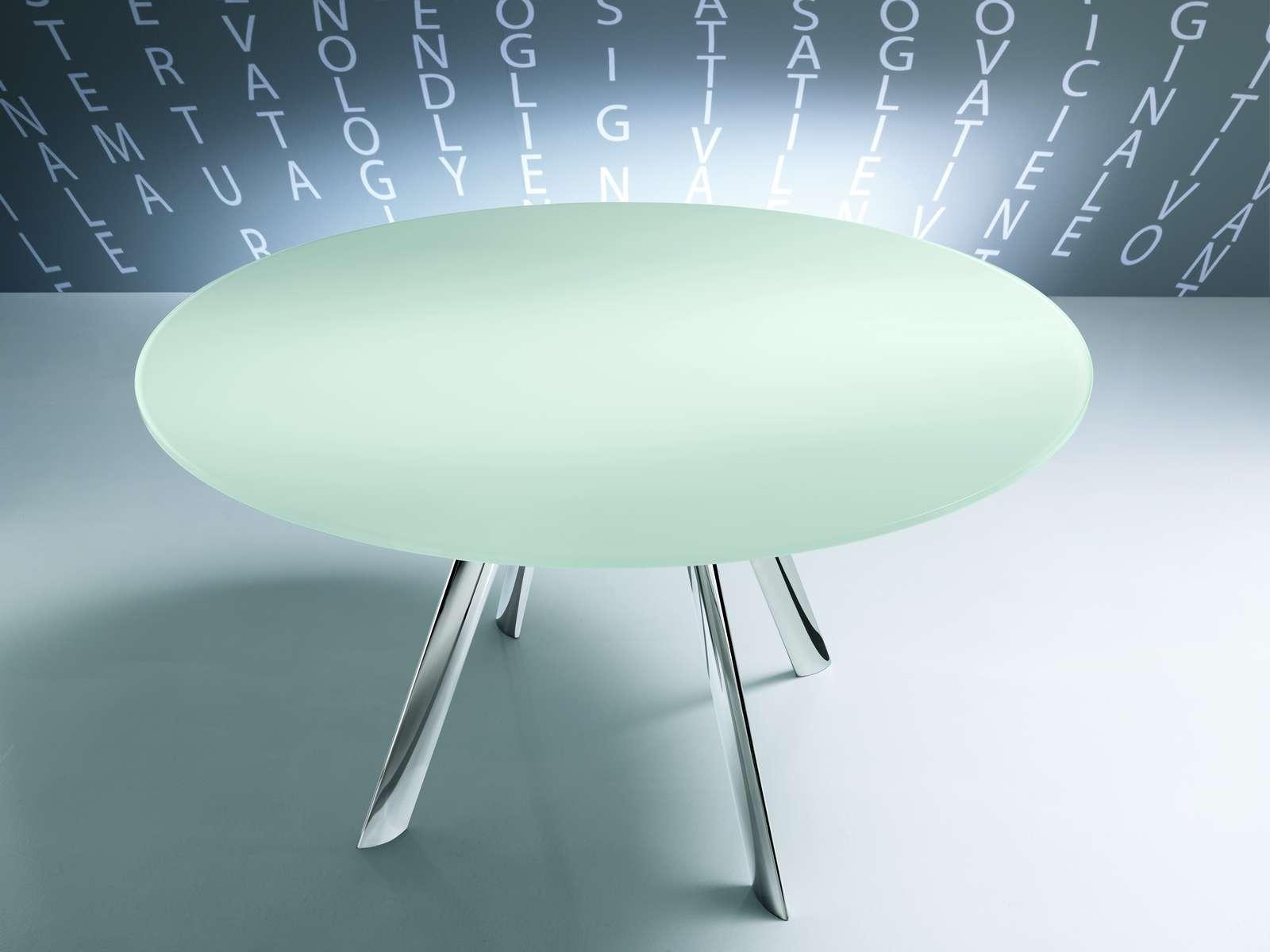 GIRO Oval glass table