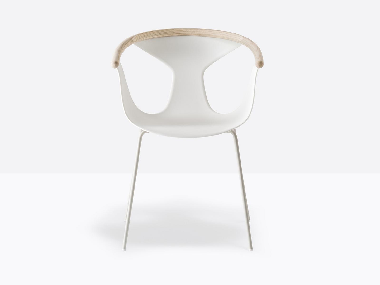 FOX 3726 Polypropylene chair with armrests