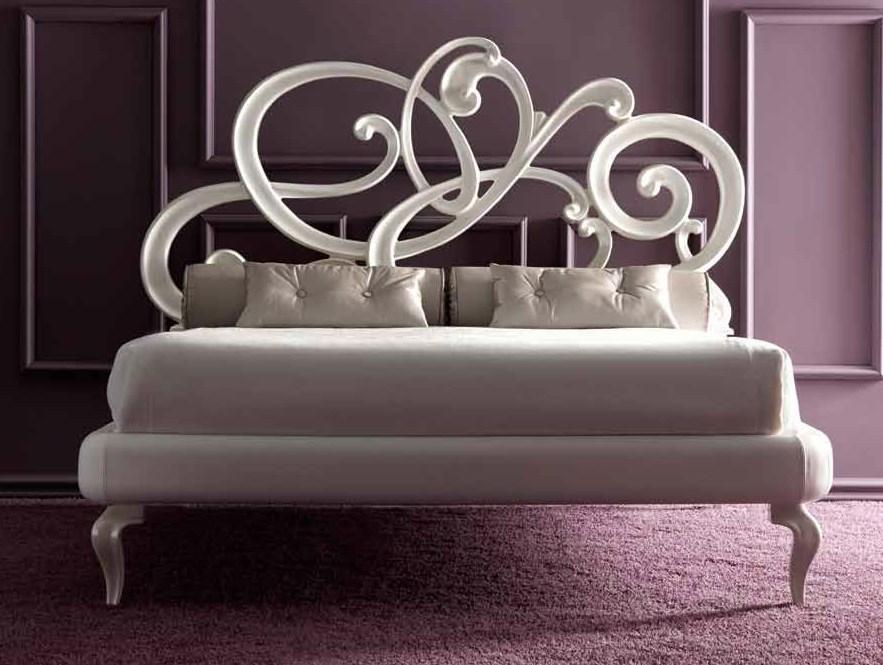 VIOLA SOFT Upholstered leather double bed