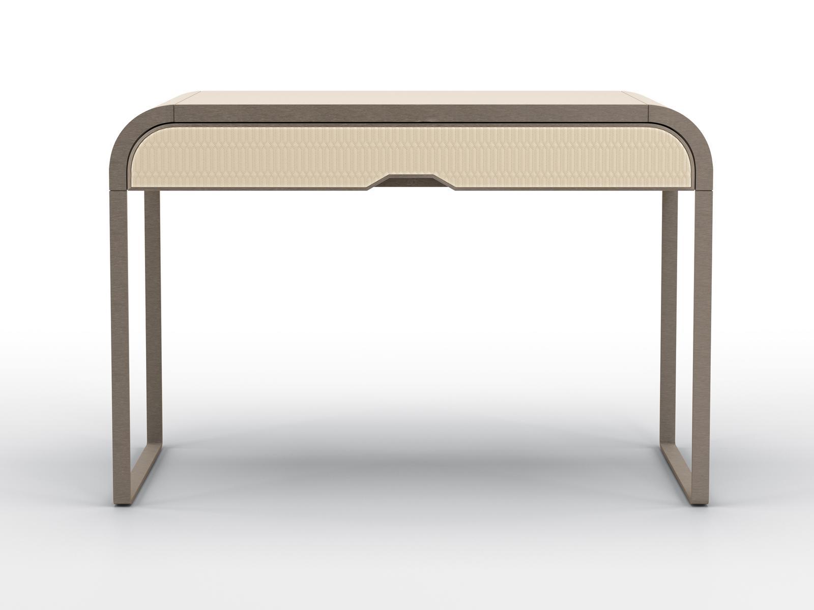 LUCINDA Plywood console and metal base