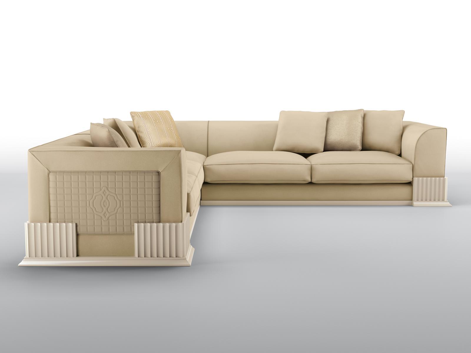 BARRYMORE Sectional velvet sofa