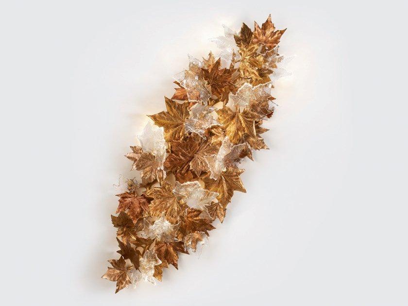 FOLIO AP1514/10 LED handmade bronze wall light