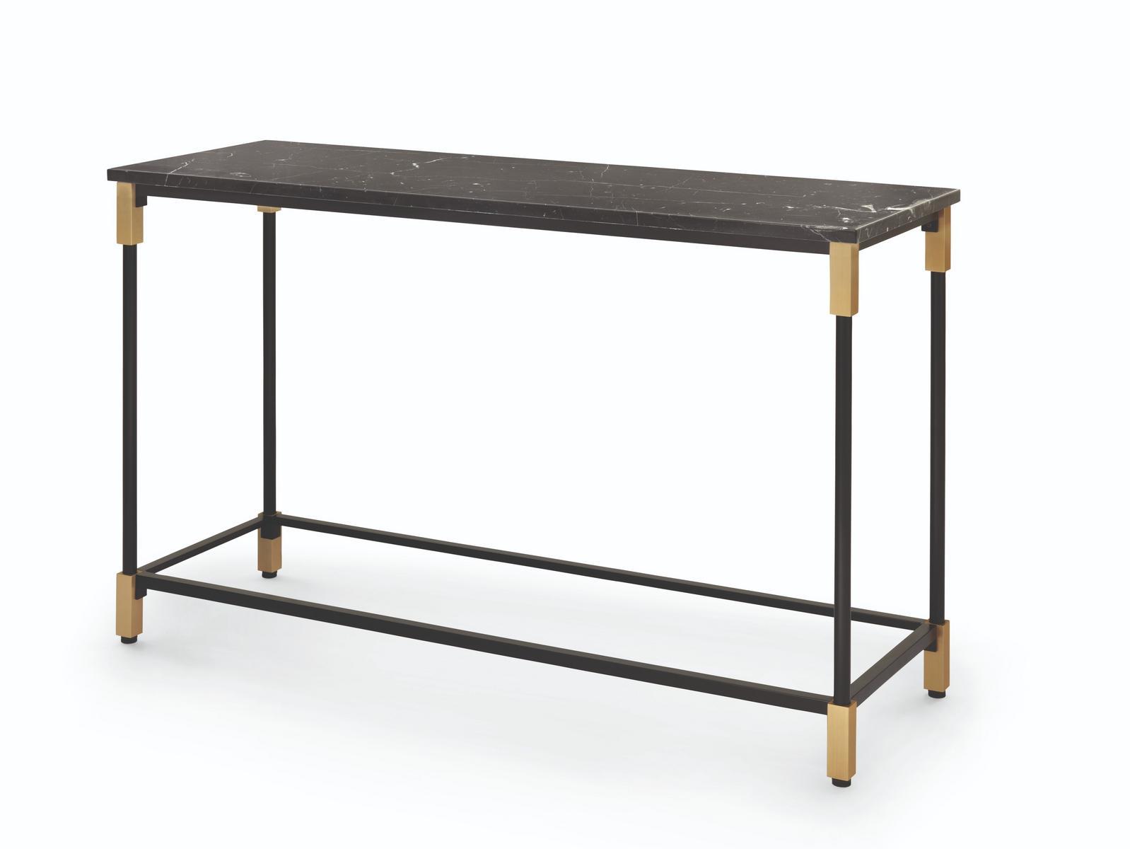 MATCH Rectangular marble console table