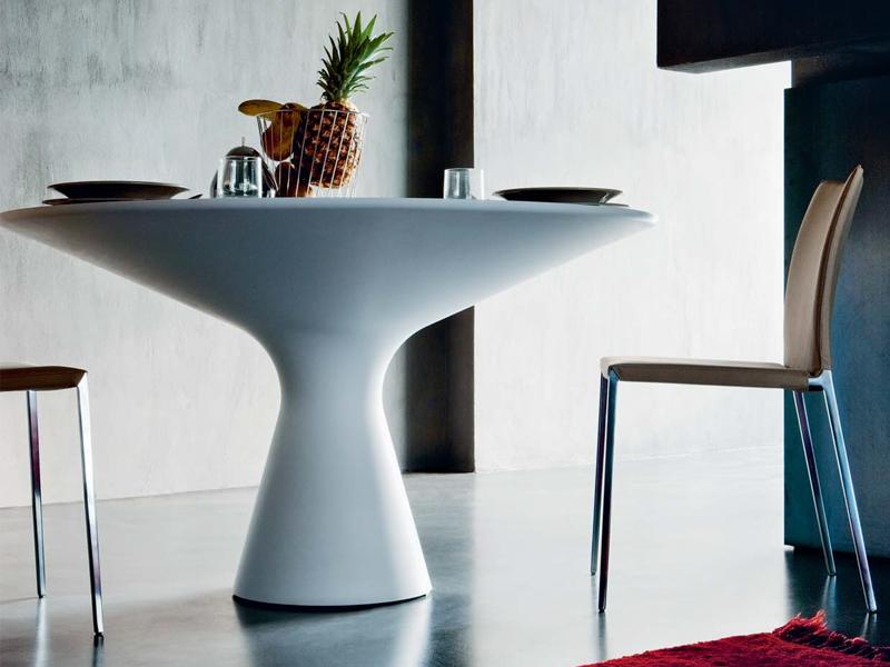 BLANCO Round Cristalplant® living room table