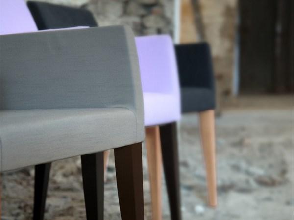 BIBIANA Upholstered fabric easy chair