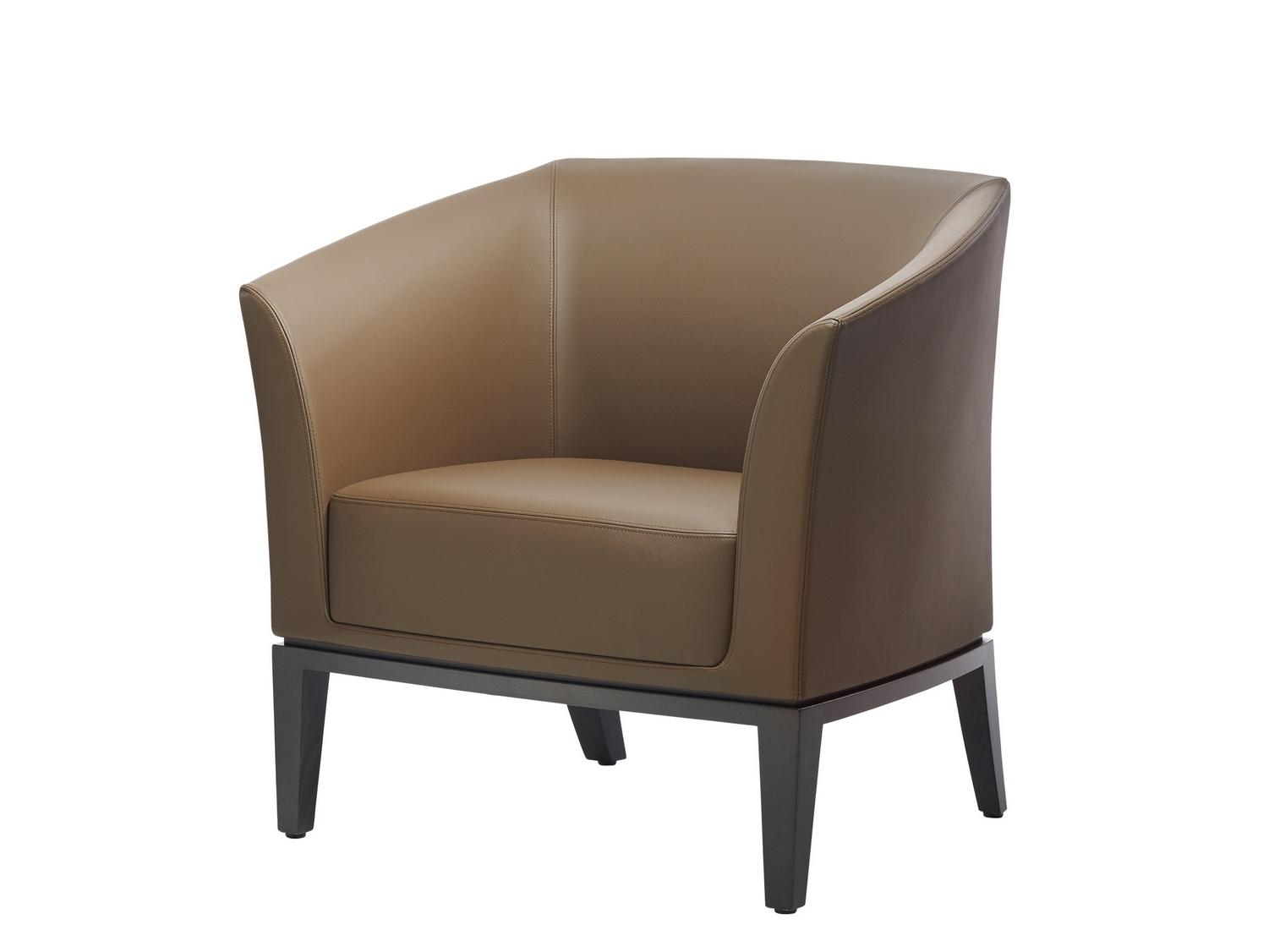 VENUS Eco-leather armchair with armrests
