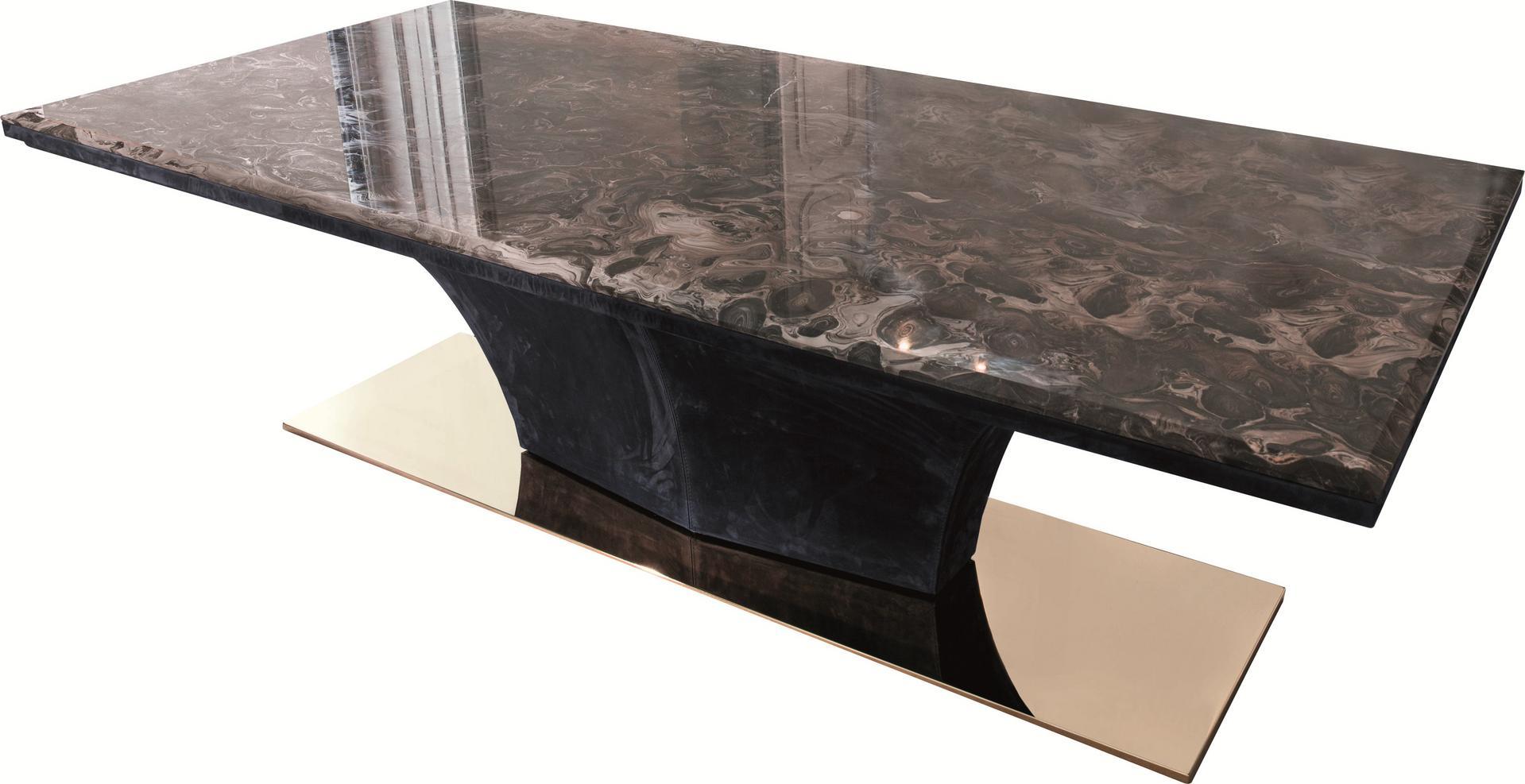 OMOTESANDO Rectangular metal table