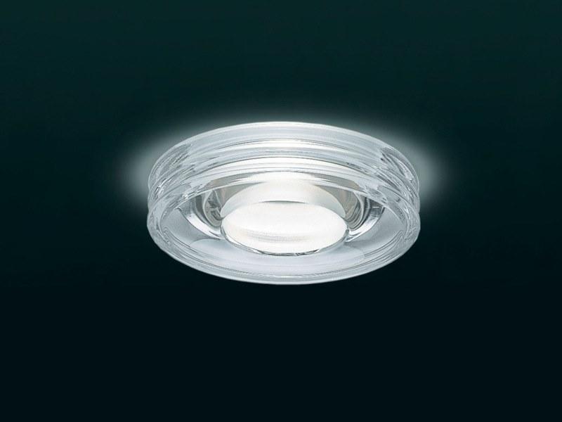 DISK I LED recessed glass spotlight for false ceiling