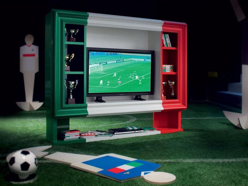 SPORT ADDICTED TV cabinet with shelves