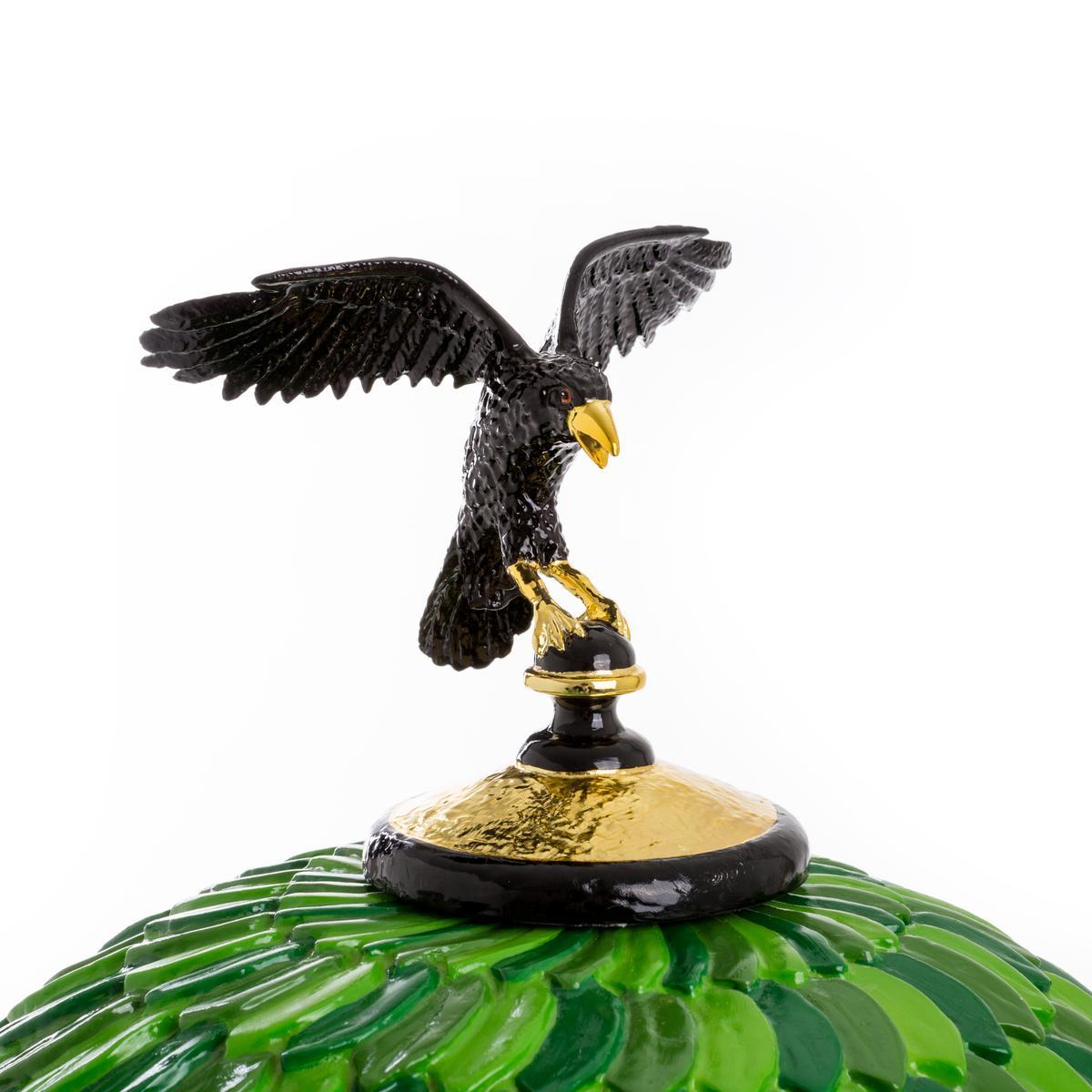 TIFFANY TREE LED indirect light resin table lamp