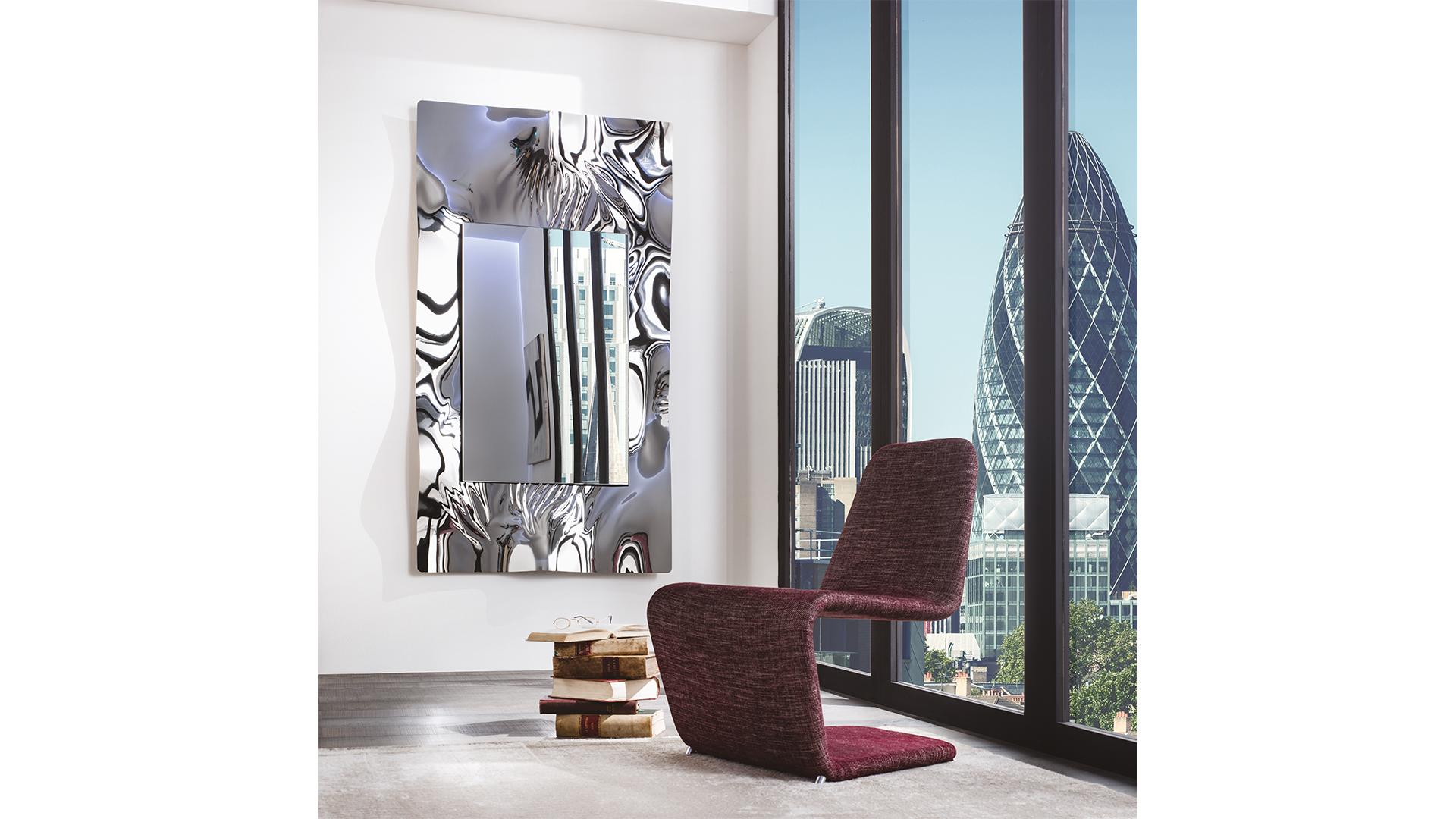 JAZZ Cantilever leather easy chair