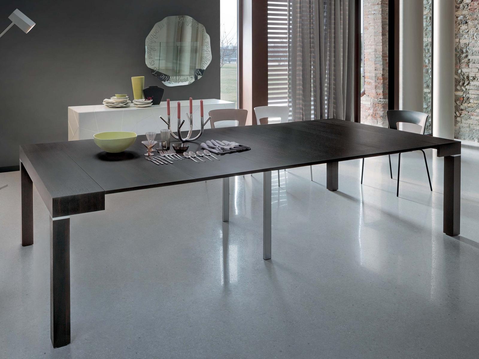 P300 Extending rectangular wooden console table