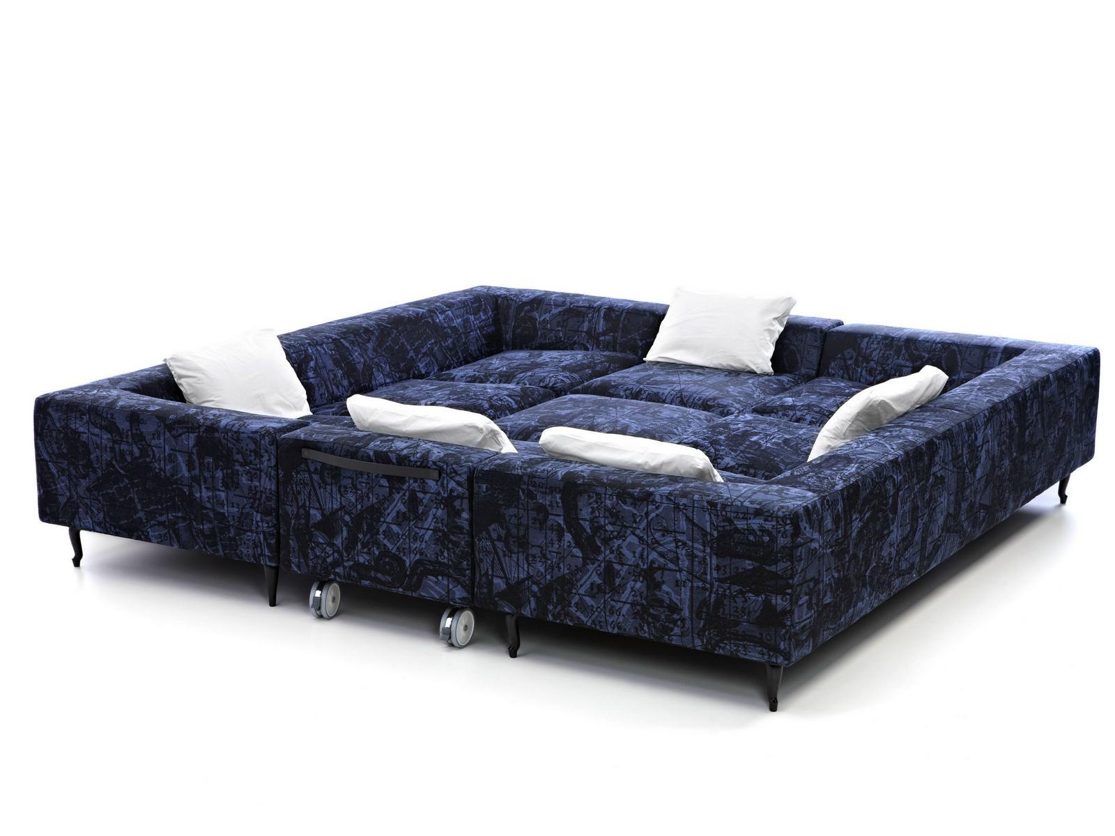 ZLIQ ISLAND Sectional Dacron® sofa