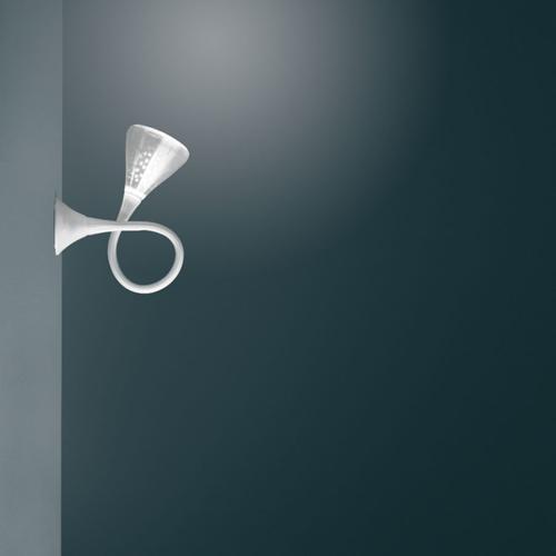 PIPE Fluorescent adjustable wall lamp