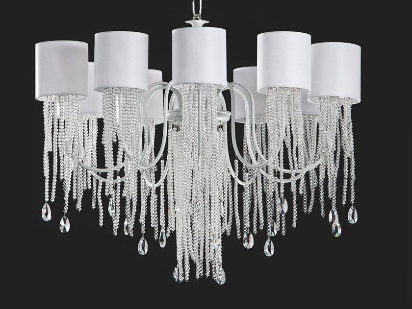 ALICE LED chandelier with crystals