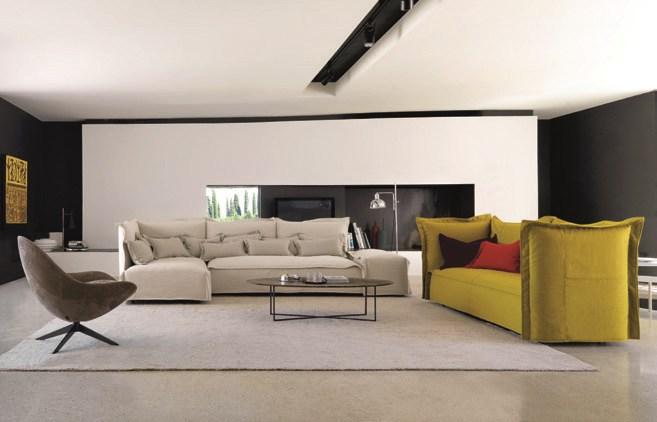 BRITT Fabric sofa with removable cover