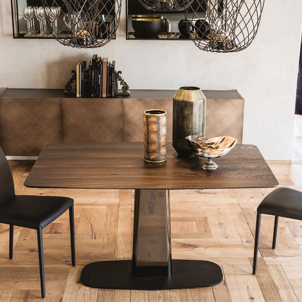 LINUS Rectangular metal table