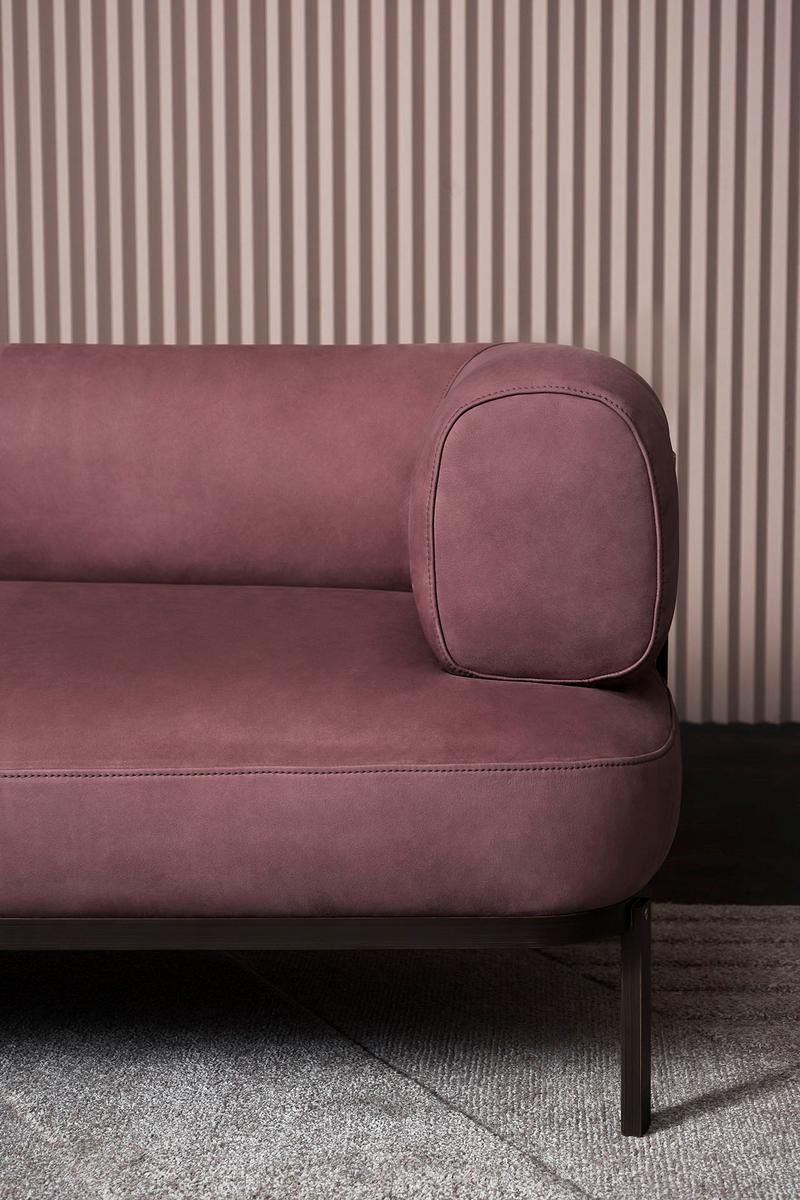 BELT 3 seater leather sofa