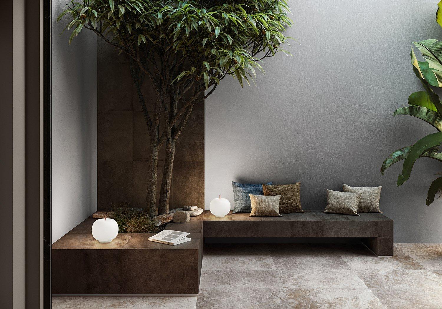 KUSHI MOBILE LED cordless opal glass table lamp