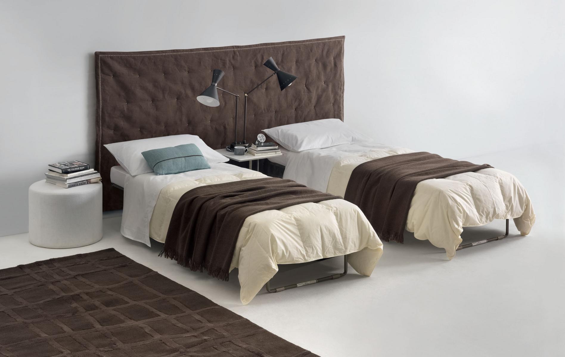 PLUTO Fabric pouf bed with removable lining