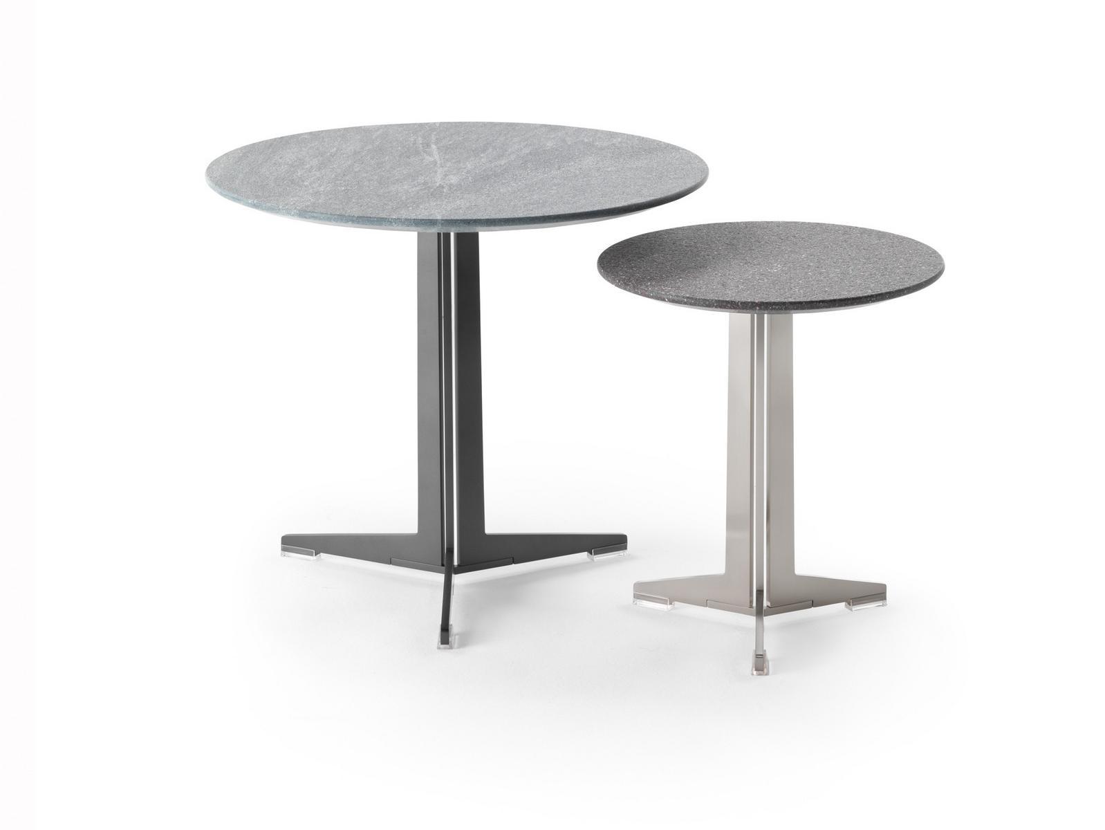 FLY Round natural stone coffee table