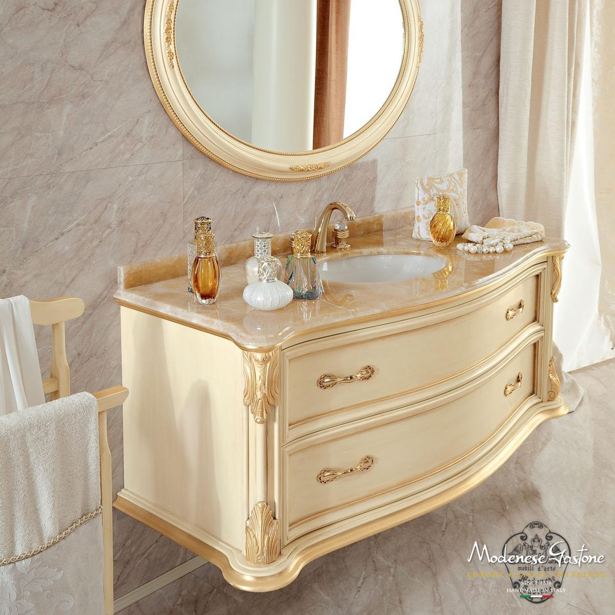 13699 Wall-mounted vanity unit with doors with drawers