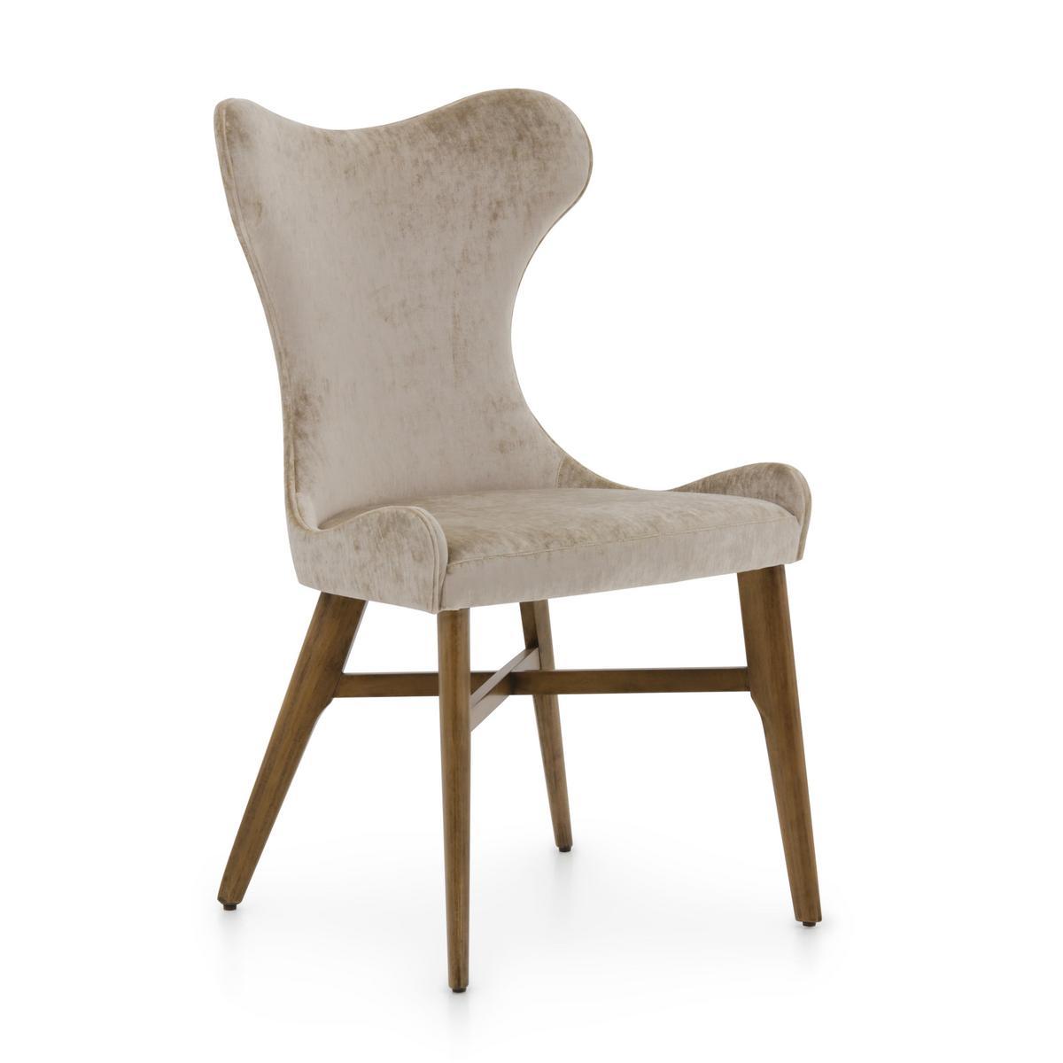 AURIBUS 0612S Upholstered velvet chair