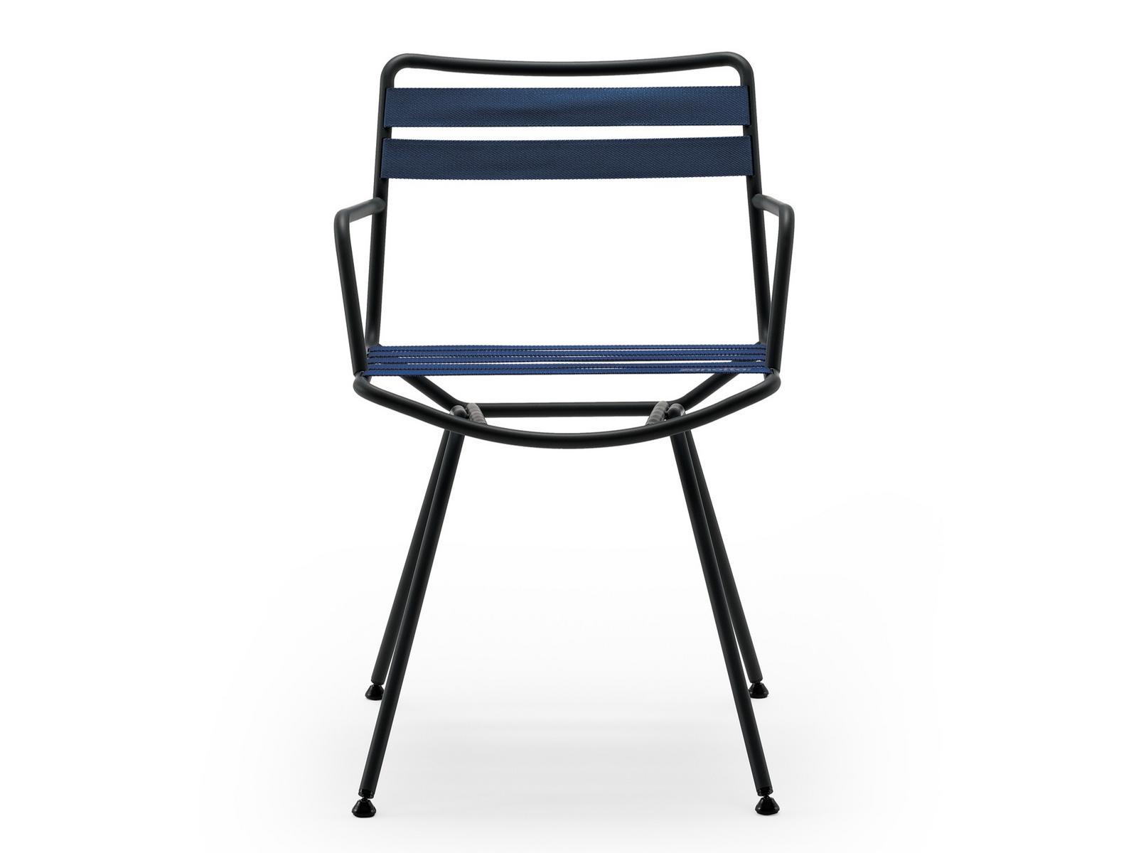 DAN 2058 Steel chair with armrests