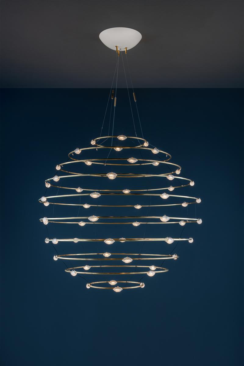 56 PETITS BIJOUX LED brass pendant lamp