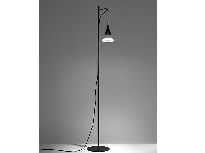 VIGO LED Borosilicate glass floor lamp