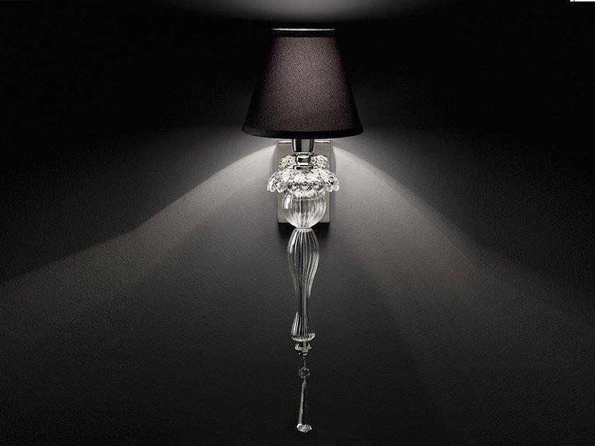 VOGUE 349/AP1 Crystal wall lamp with fixed arm