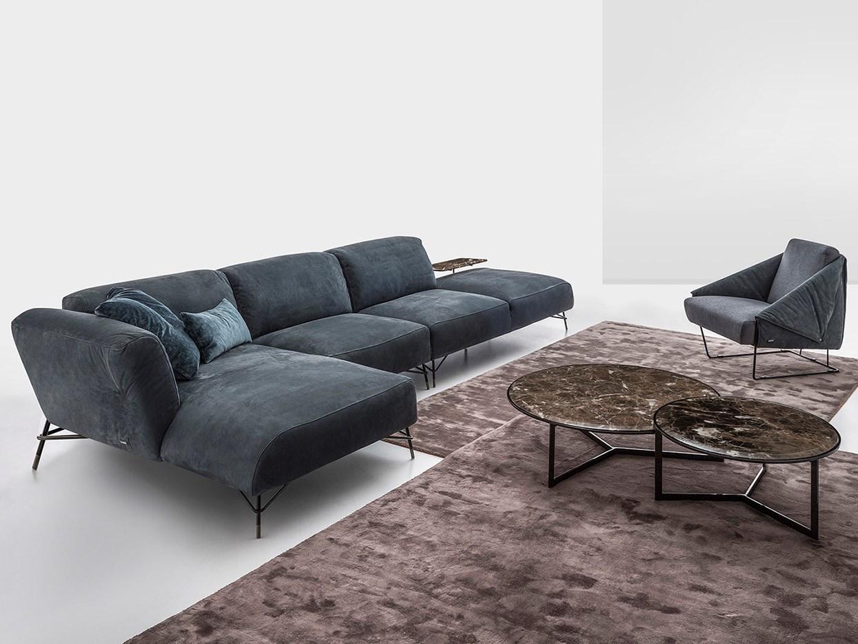 TORTONA LIVING Sectional sofa with chaise longue
