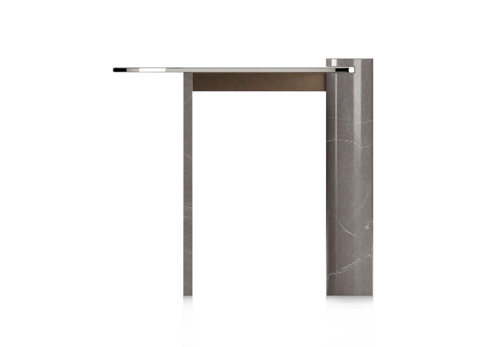 FROST Round tempered glass coffee table
