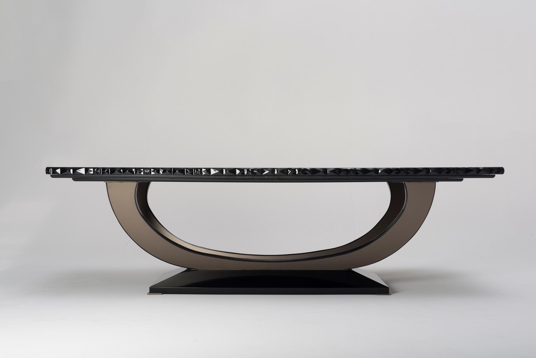 PONTECORVO Rectangular wood veneer table