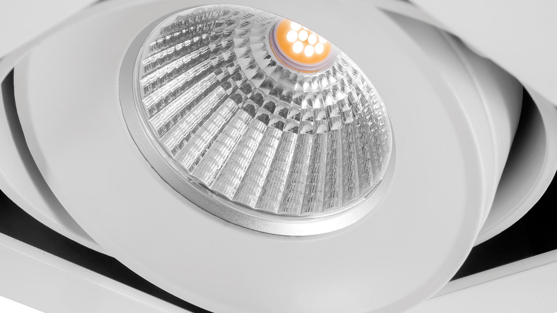 ORBITAL MINI 1 LED adjustable aluminium spotlight